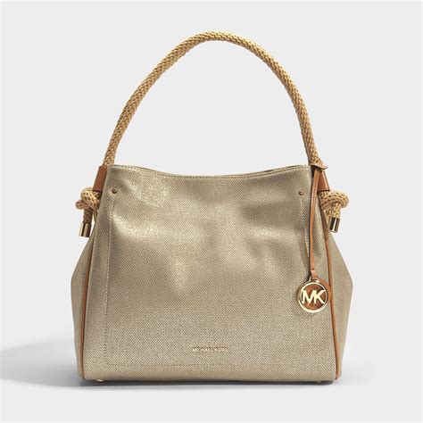 canvas michael kors bag|michael kors large grab bag.